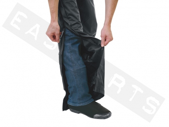 Pantalón impermeable TUCANO URBANO Diluvio negro (versión cremallera)